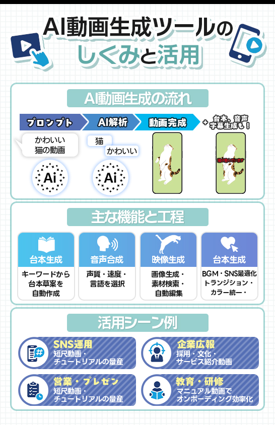 AI動画生成ツール